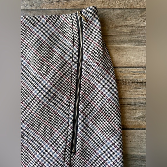 White House Black Market Women's Skirt Plaid Multicolor Size 14 - Picture 3 of 10